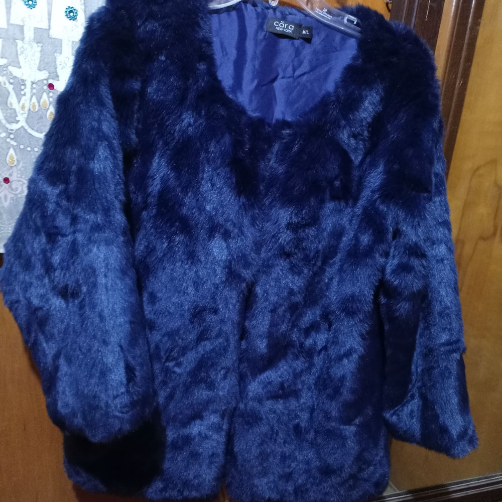 Cara Cara Navy Teddy Jacket